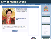 Tablet Screenshot of mandaluyong.gov.ph